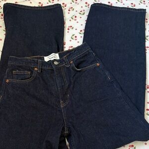 Dark Blue Denim Reformation Jeans